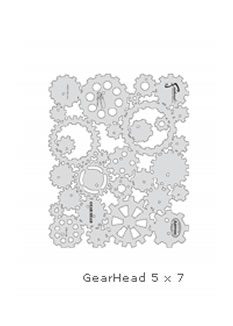 Iwata Artool Template (Gear Head)