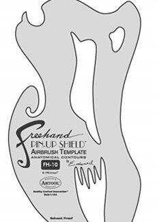 Iwata Freehand Airbrush (Pin-Up Template Shield)