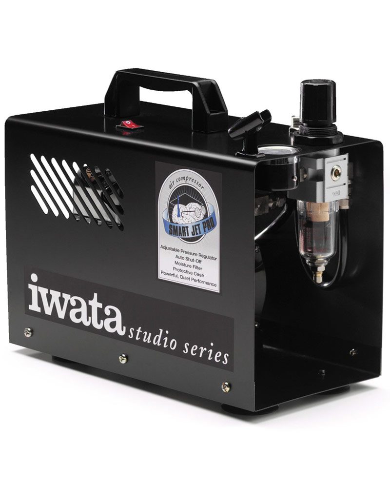 Iwata HP-C Plus Airbrush Kit with Iwata Smart Jet Pro Compressor