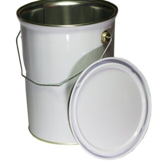 Metal Tin Complete With Handle And Lid (5 Litre)