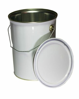 Metal Tin Complete With Handle And Lid (5 Litre)