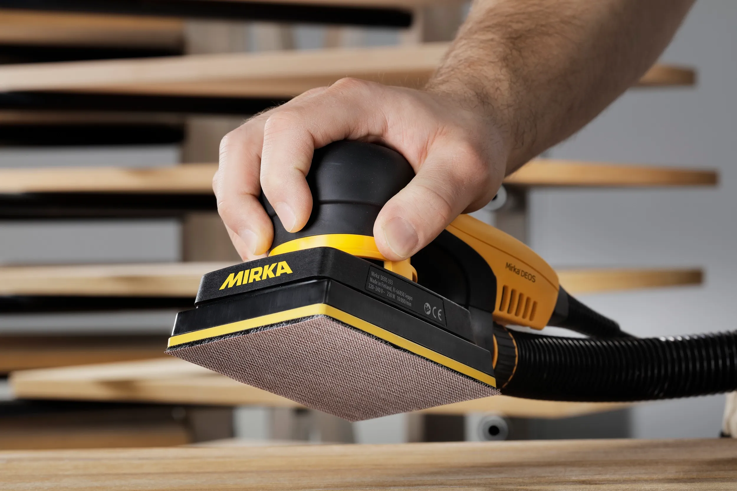 Mirka DEOS Direct Electric Orbital Sander 353XCV UK 110V 81 x 133mm