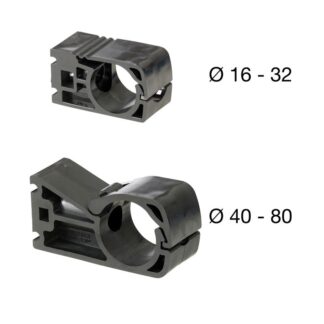 Prevost Wall Supporting Pipe Clamp