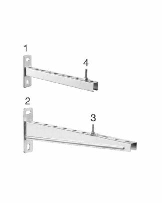 Prevost Metal Support Brackets-0