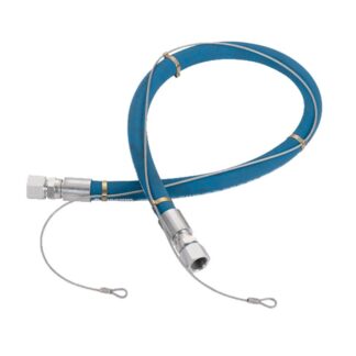 Prevost Female Swivel Connection Hose with Safety Cable-0