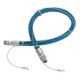 Prevost Male Connection Hose with Safety Cable-0