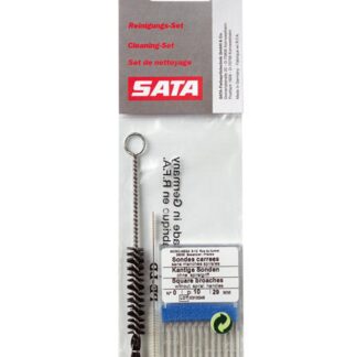 SATA Cleaning Set with 2 Cleaning Brushes and 12 Cleaning Needles (64030)
