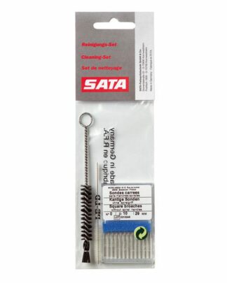 SATA Cleaning Set with 2 Cleaning Brushes and 12 Cleaning Needles (64030)