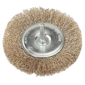 Sealey Flat Wire Brush (100mm, 6mm Shaft)
