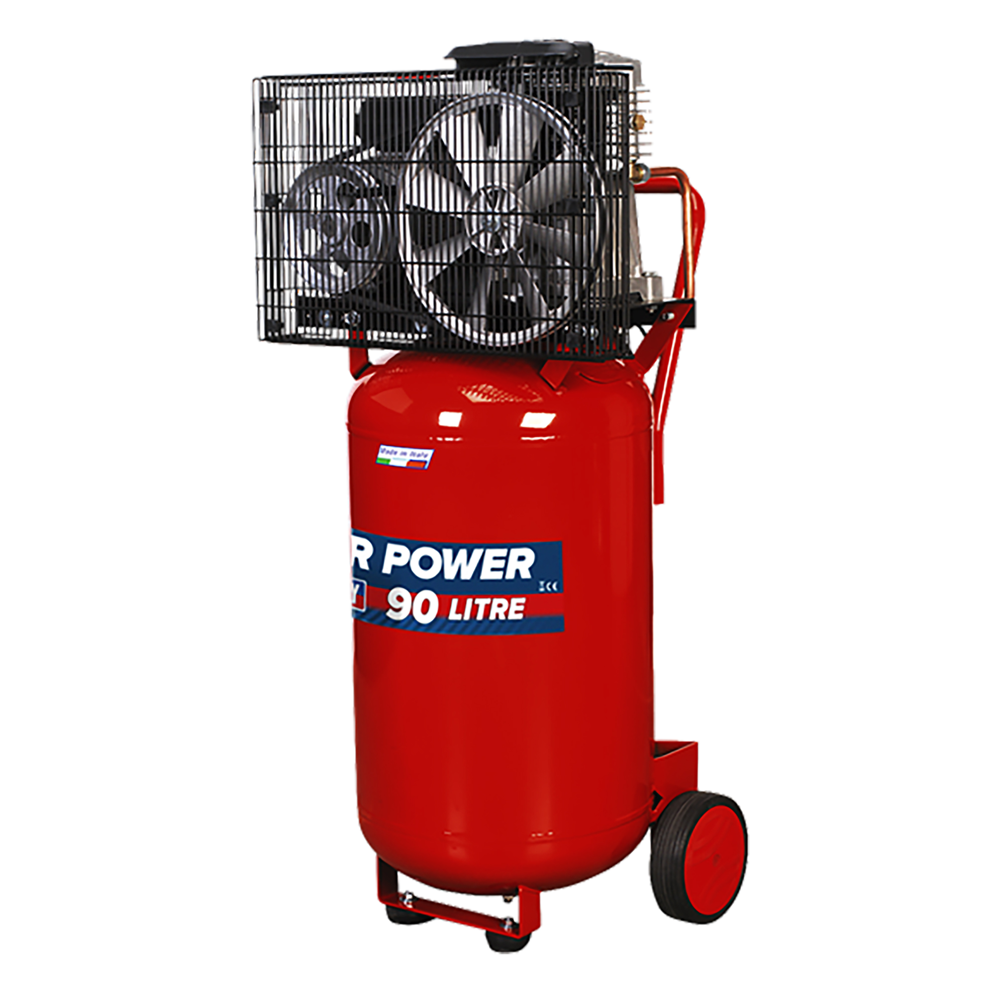 Vertical shop air compressor