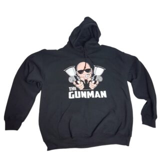 Black 'Gunman' Hoodie (Available In Various Sizes)