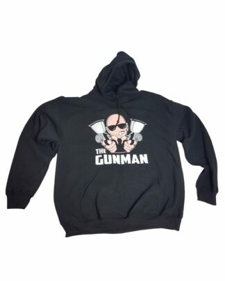 Black 'Gunman' Hoodie (Available In Various Sizes)