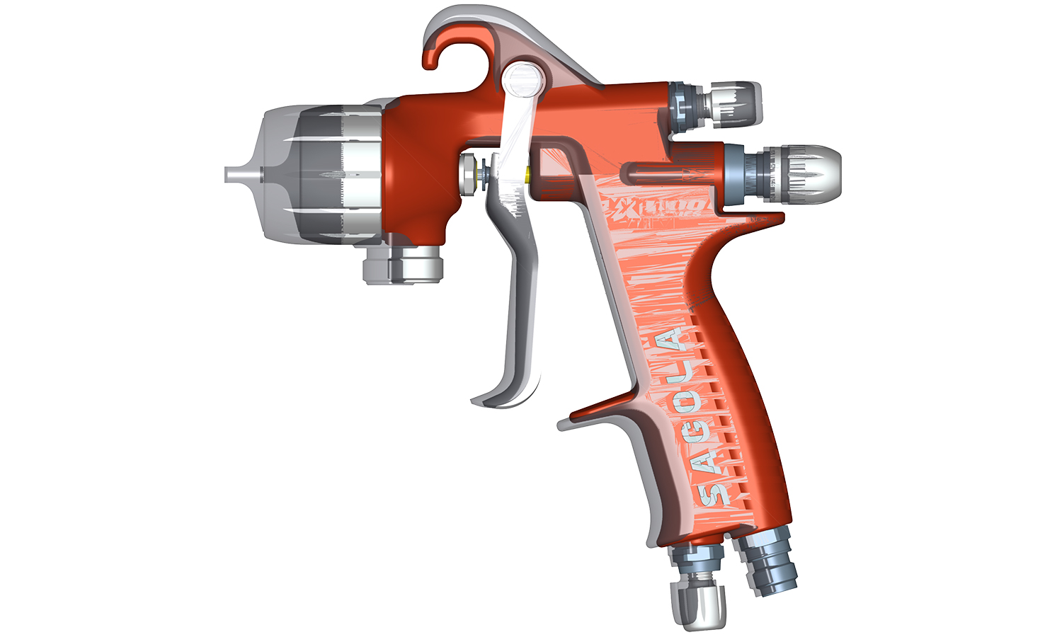 Sagola X 4100 Series Pressure Spray Gun (PG10152417 / PG10152401)