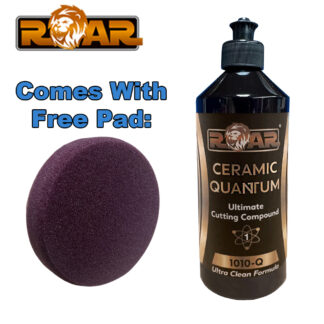 ROAR 1010-Q Quantum Ceramic Cut Compound 1kg *New & Improved Formula* - Removes Coarse Scratches and Heavy Abrasion. *Comes with Free ROAR Pad for Limited Time Only!*