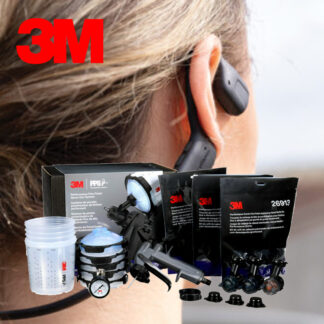 3M Performance Fine Finish Spray Gun with PPS 2.0 Kit (26978) (with FREE Urban Glendale Wireless Earbuds)