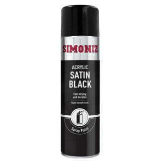 Simoniz Paint Aerosol Satin Matt Black (SMB)