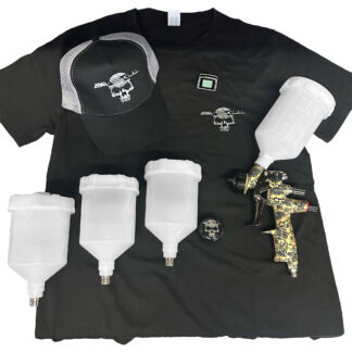 A.N.I. (ANI) Skull Gravity Spray Gun *1.2 & 1.3 Available* with FREE Cap / T-shirt + 3x 500ml Cups (AH1535035 / AH1535036)