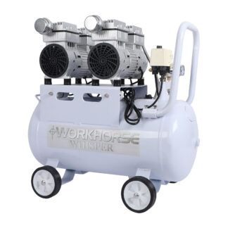 FIAC Workhorse Whisper Low Noise Oil Free Compressor 2HP 50L 230V 8 Bar (OF240/50)