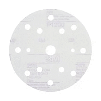 3M™ Hookit™ Finishing Film Abrasive Disc 260L, 150 mm, 15 Hole, P1200, 51054