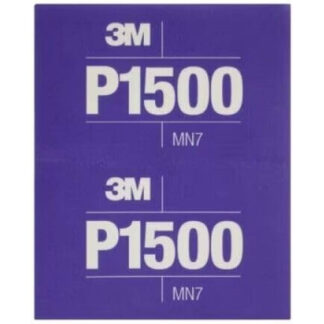 3M Hookit Flexible Abrasive Hand Sheet 270J, 140 mm x 171 mm, P1500 (34343)