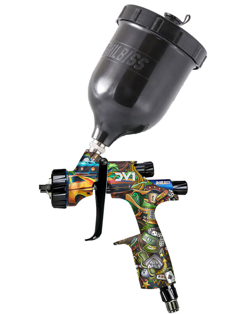 devilbiss dv1 limited edition gambler spray gun sprayguns direct