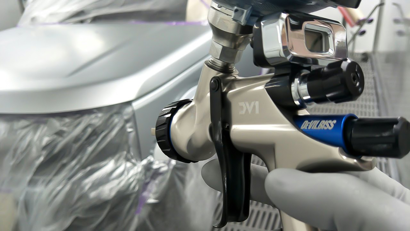 DeVilbiss DV1 Basecoat Digital/no-digital Spray Gun