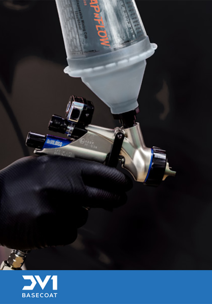 DeVilbiss DV1 Basecoat Digital/no-digital Spray Gun