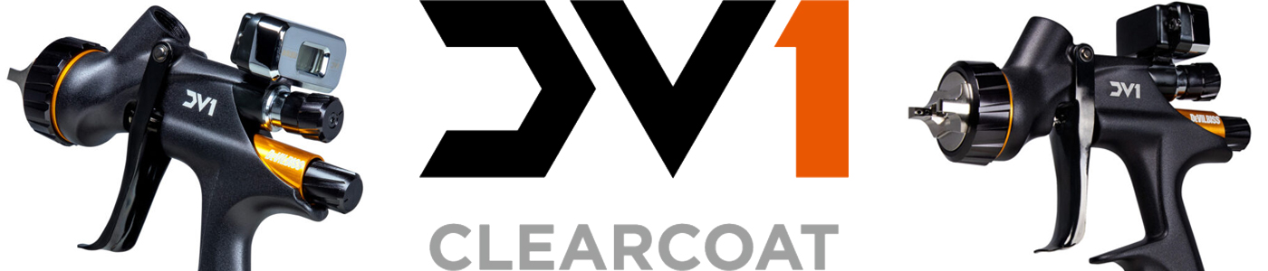 DeVilbiss DV1 Digital/non-digital HVLP Clearcoat Spray Gun