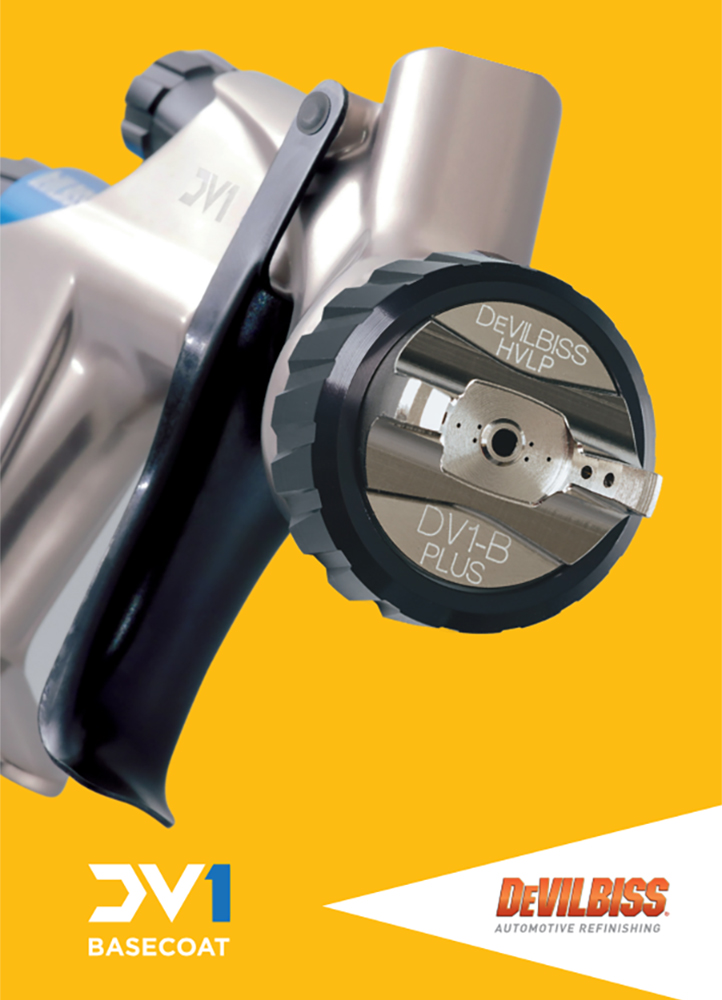DeVilbiss DV1 Basecoat Digital/no-digital Spray Gun