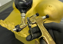 Iwata LPH80 Touch-Up Gold Spray Gun LUXURY EDITION