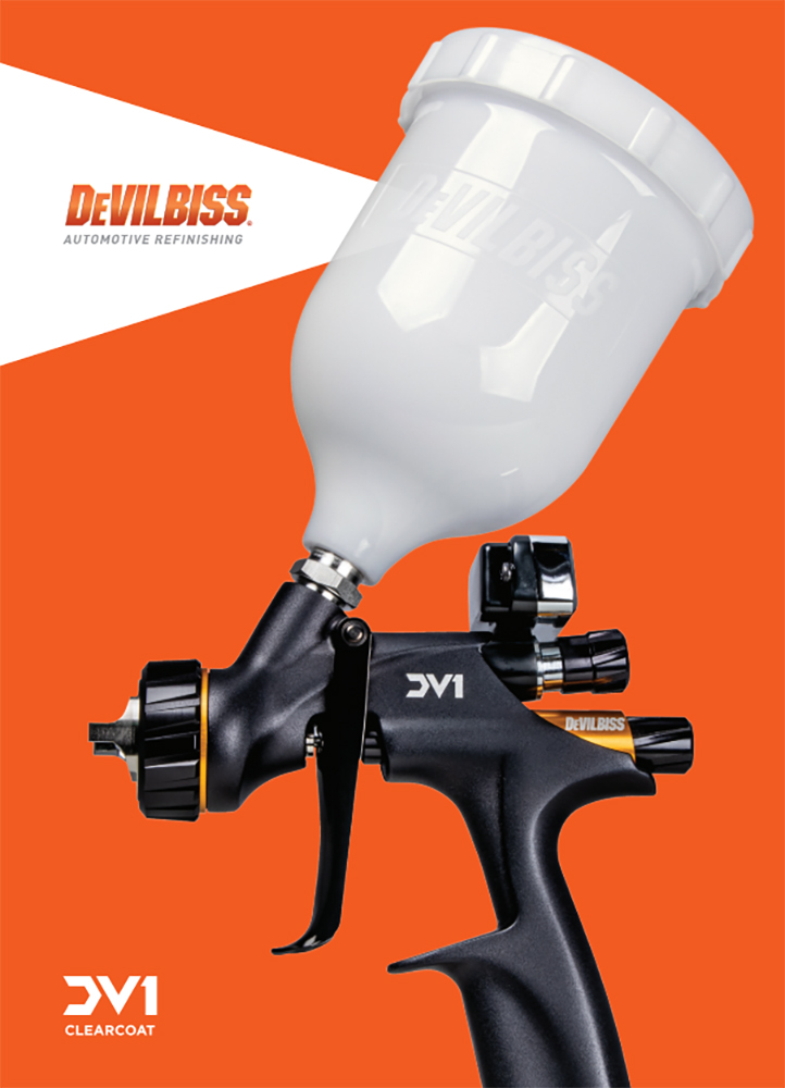 DeVilbiss DV1 Digital/non-digital HVLP Clearcoat Spray Gun