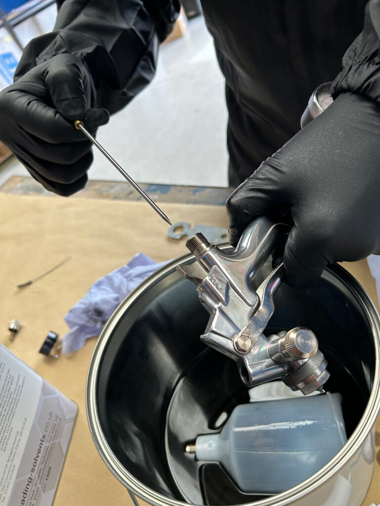 how to clean a spray gun - spray guns direct