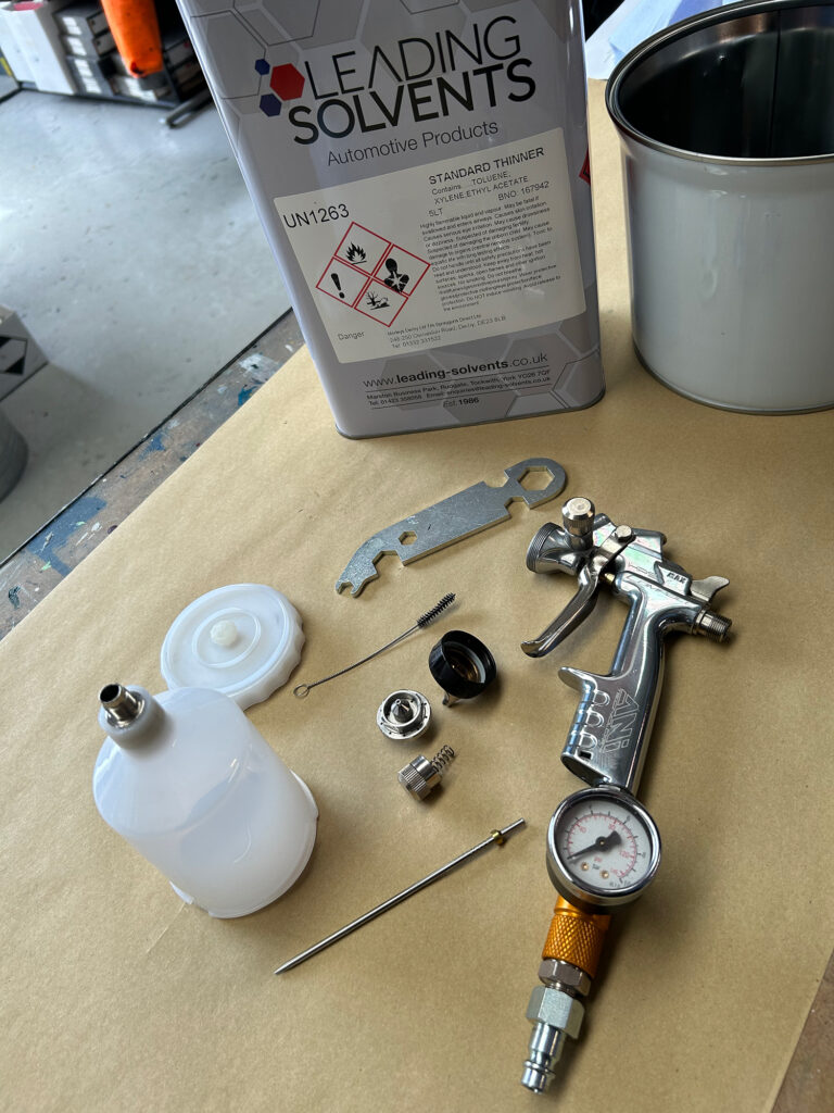 how to clean a spray gun ANi Compact - spray guns direct