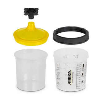 Mirka Paint Cup System 180ml with 190µm Filter Lid (9190172180) *Pack of 50*