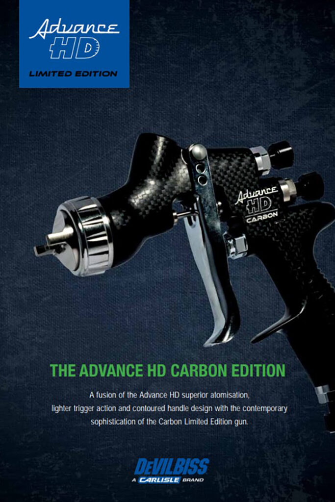 Advanced HD Compliant and Conventional Carbon Edition Spray Gun