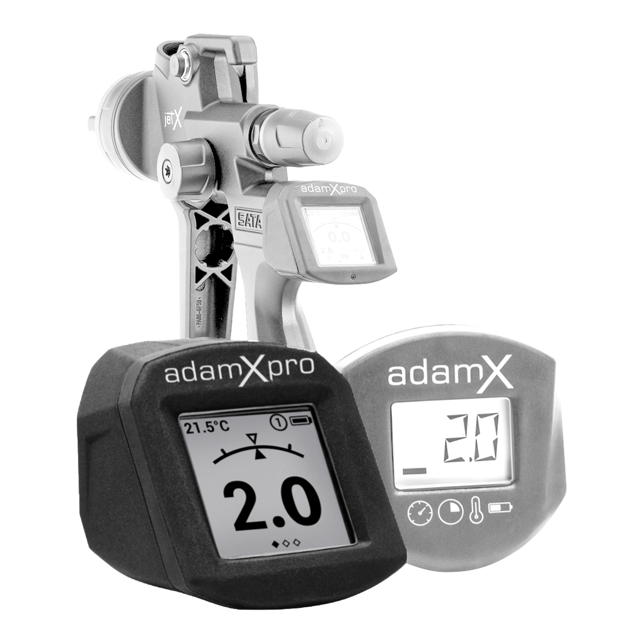 SATA adam X Pro Digital Gauge for SATAjet X Spray Gun
