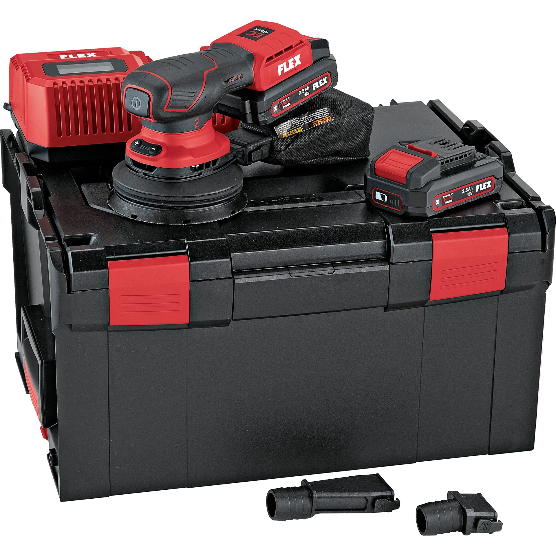 FLEX 18v Cordless Random Orbit Sander Complete Kit