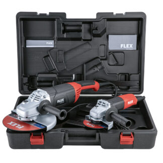 FLEX 2200 & 800 watt Angle Grinder, 230 & 125 mm, L 2200 230 + L 811 125 Set (492302)