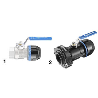 Prevost PPS1 RSIF Parallel Female Thread Shut Off Valves with Fittings for Pipe *Various Sizes Available*