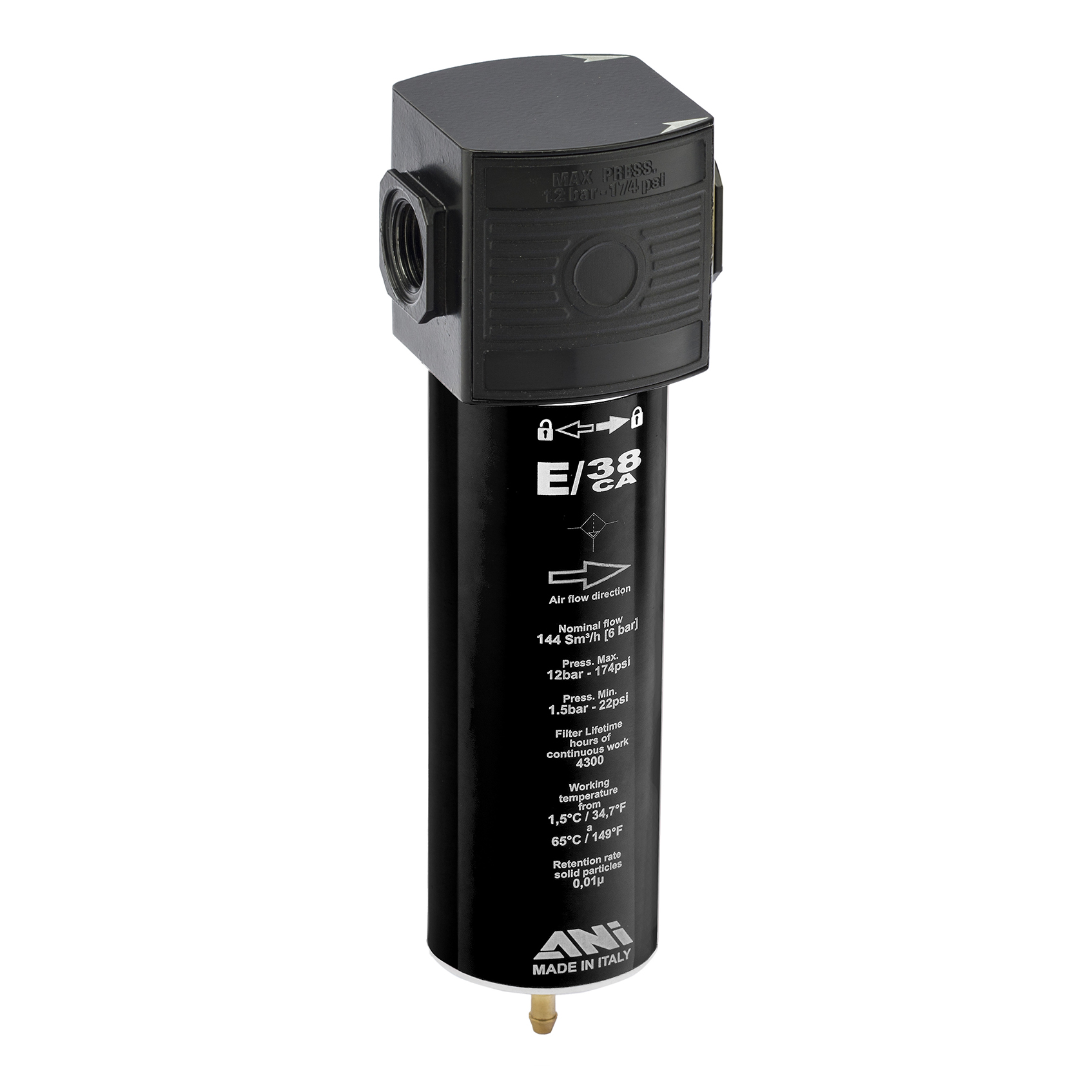 ANi E/38-CA 1/2F Charcoal Filter - Third Stage (AH117914)