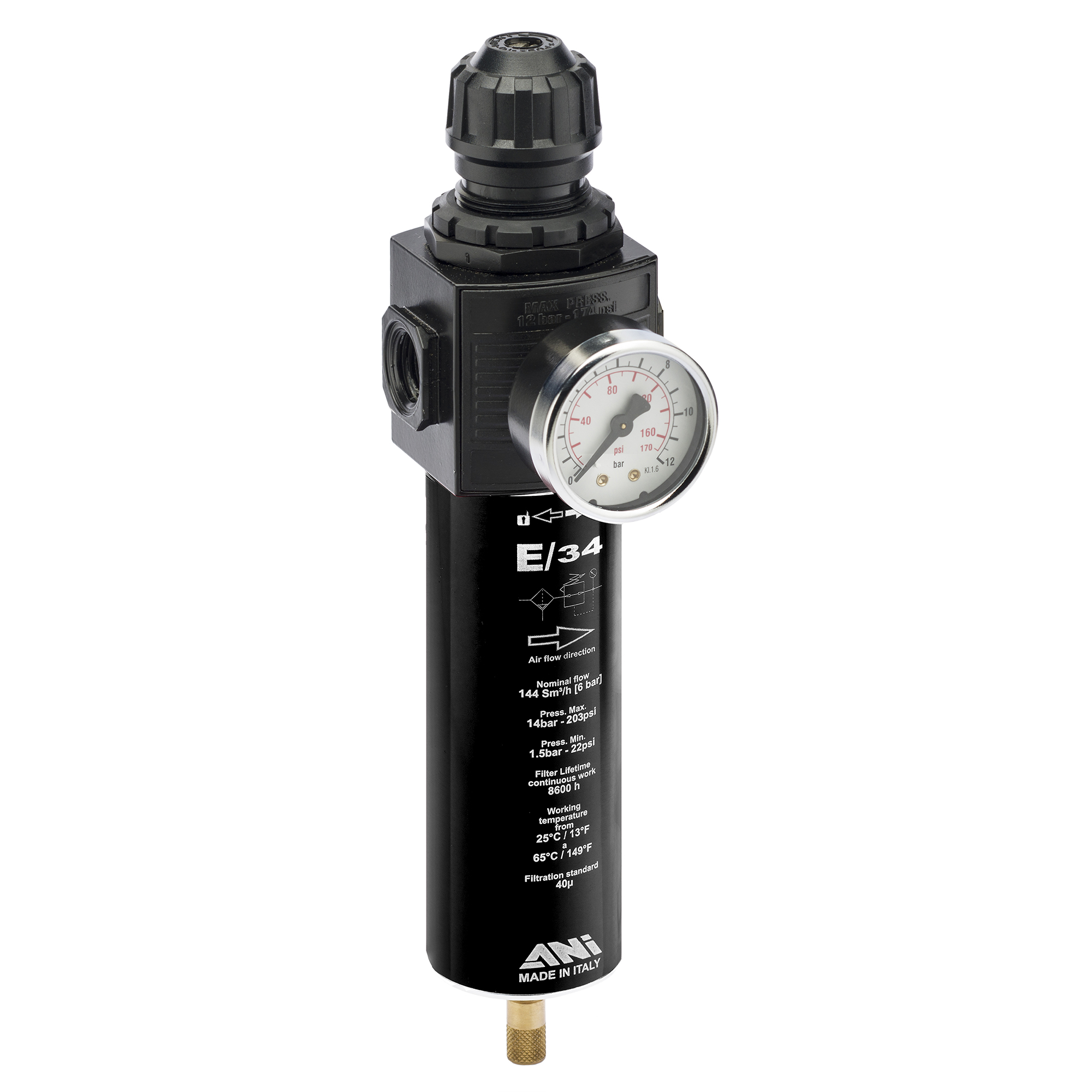 ANi E/34 1/2F Filter Regulator - First Stage (AH117713)