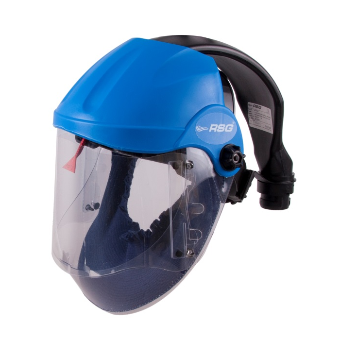 Fast Mover Air Fed Full Face Mask for Paint Spraying.