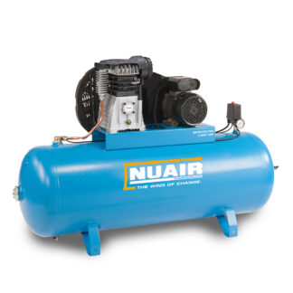 NUAIR B3800B-PRO/200 FM4 UK 3kW/4Hp 200Lt 10 Bar 230v Stationary Air Compressor (20A) (S-36LN684FPS144)