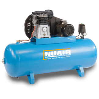 NUAIR B3800B-PRO/200 FM3 UK 2.2kW/3Hp 200Lt 10 Bar 230v Stationary Air Compressor (16A) (S-36LN504FPS141)