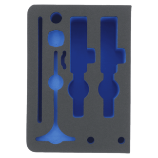 SATA Foam insert, black, for 2 spray guns, incl. cover insert (1056268)