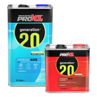 PRO XL XPRESS 405 HS Anti-Scratch Rapid Clear Coat / Hardener - 7.5 Litre KIT