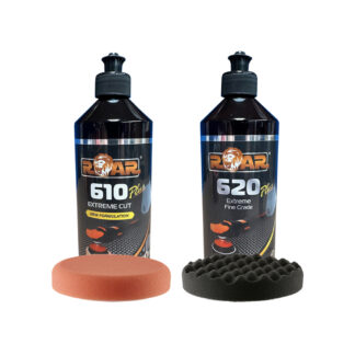ROAR Compound and Polish Kit - Includes 610-05, 620-05, 1x Compounding Pad and 1x Polishing Pad