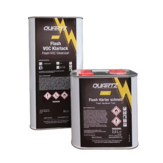 quartz flash clear coat lacquer
