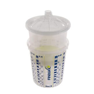 Finixa Green Paint Cup System 650ml 190µm (650190) Box of 50