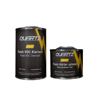 quartz flash voc clear coat lacquer 1.25lt kit
